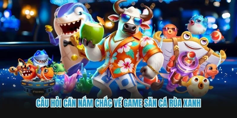 Câu hỏi cần nắm chắc về game săn cá rùa xanh